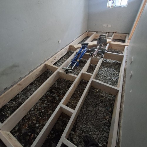 A new floor in friend's house